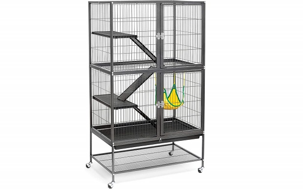 Black Feisty Ferret Cage By Prevue Hendryx